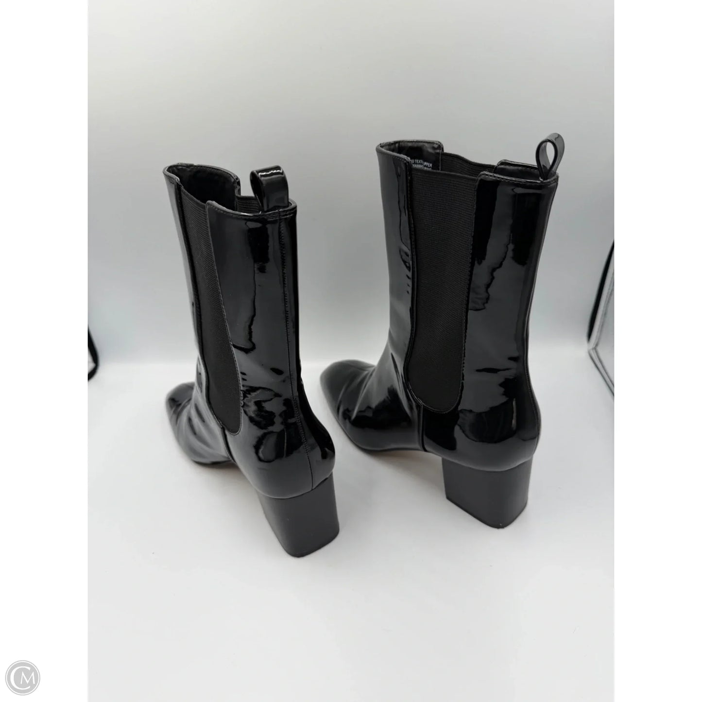 Boots Mid-calf Heels By Loft In Black, Size: 9