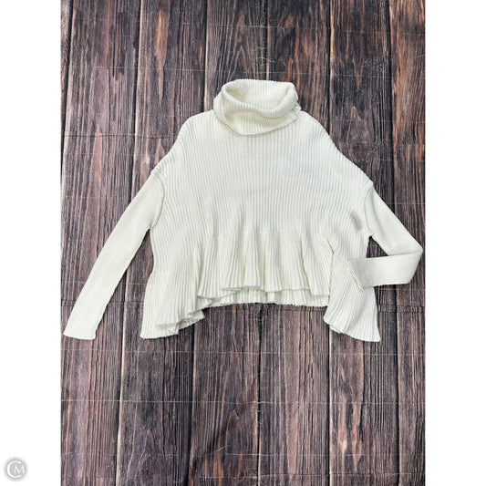 Sweater By Free People In White, Size: Xs