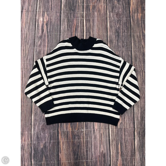 Sweater By Time And Tru In Black & White, Size: 2x
