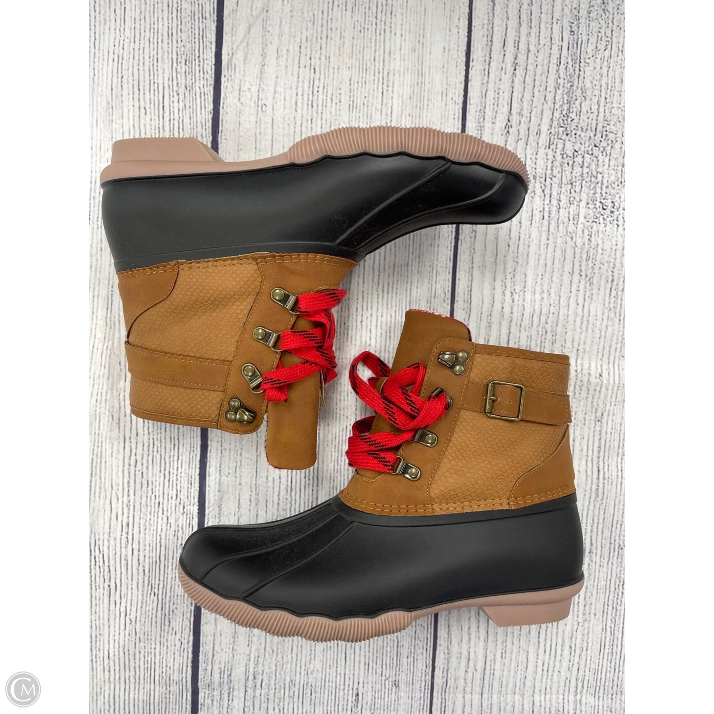 Boots Ankle Flats By Maurices In Brown, Size: 11