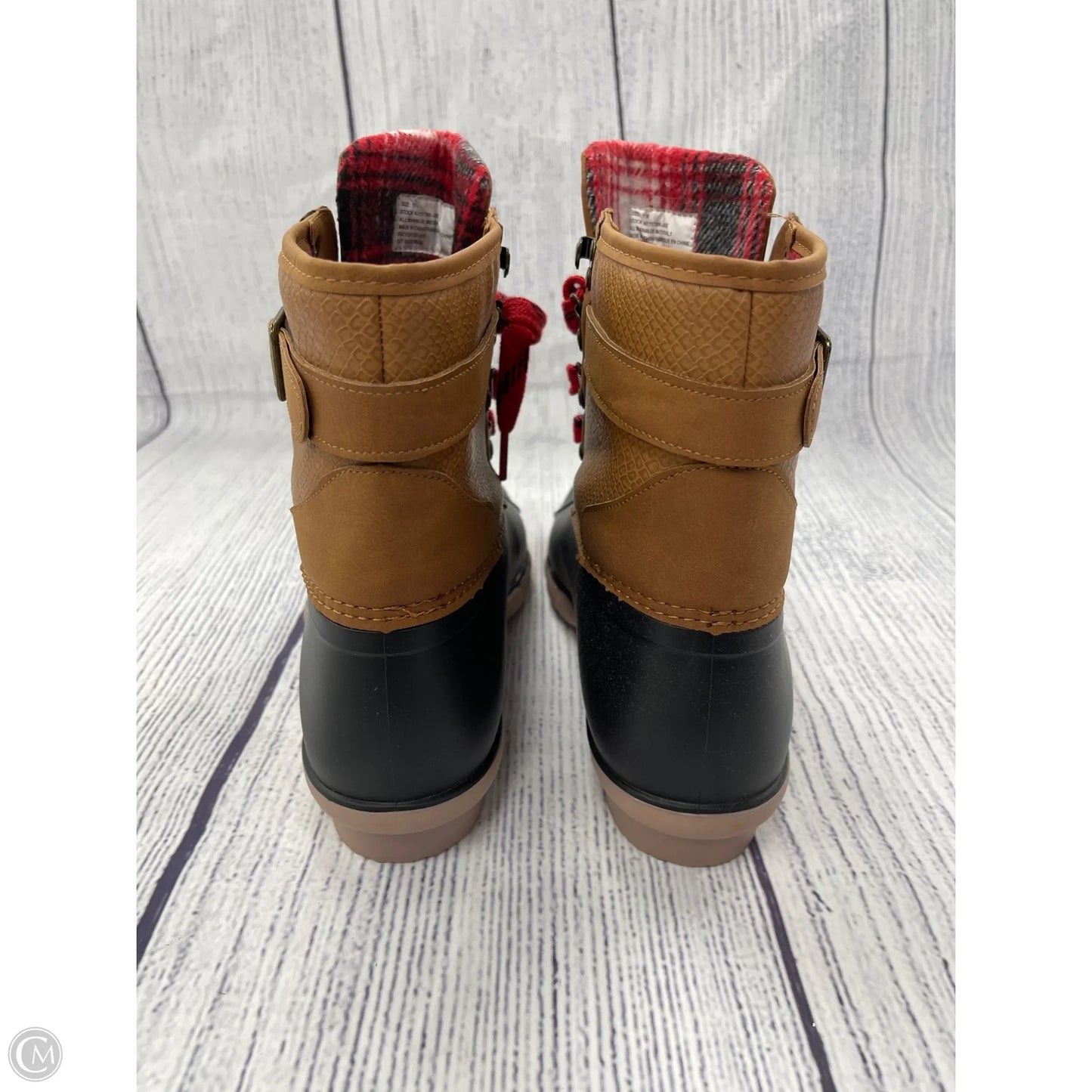 Boots Ankle Flats By Maurices In Brown, Size: 11