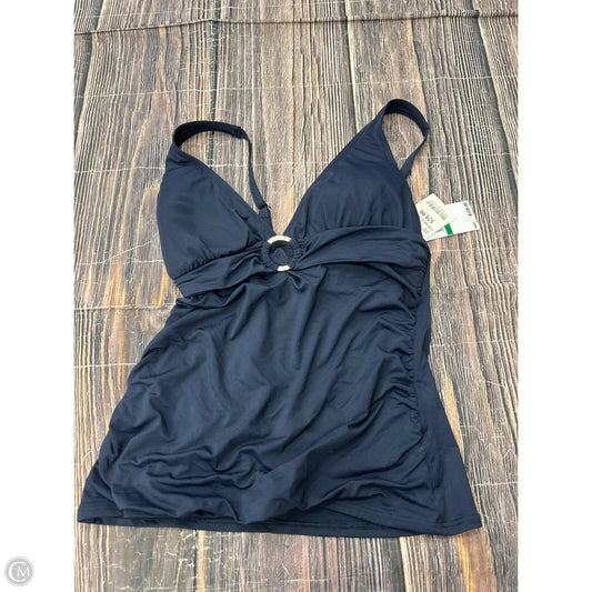 Swimsuit Top By Michael By Michael Kors In Blue, Size: L