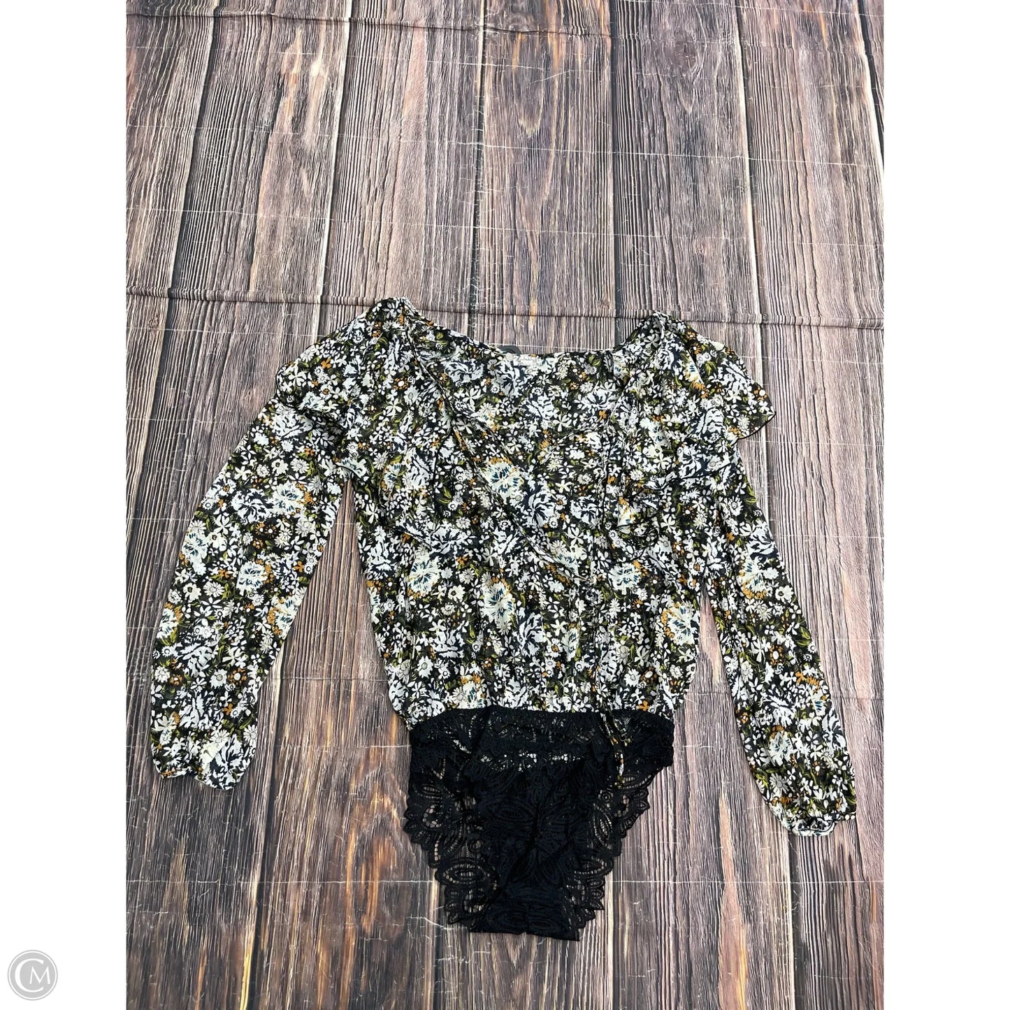 Top Long Sleeve By Free People In Black, Size: S