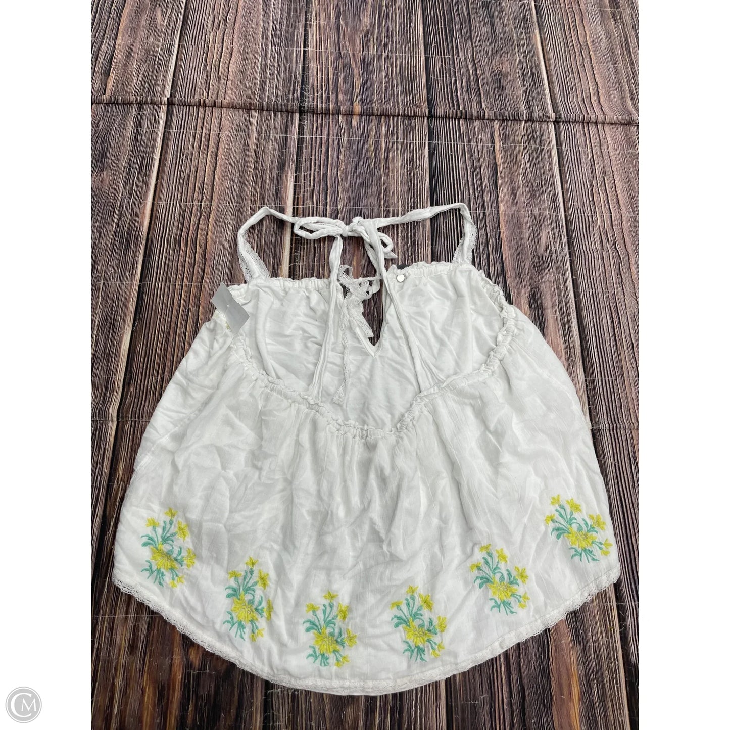 Tank Top By Free People In White, Size: L