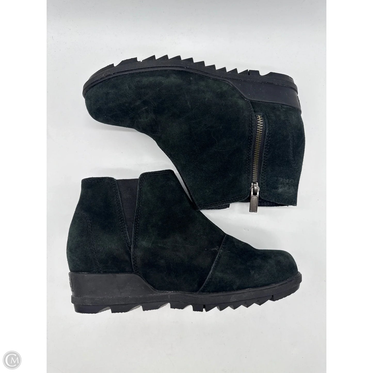 Boots Ankle Heels By Sorel In Black, Size: 8