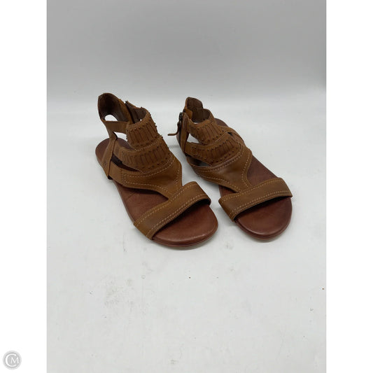 Sandals Flats By Bed Stu In Brown, Size: 7