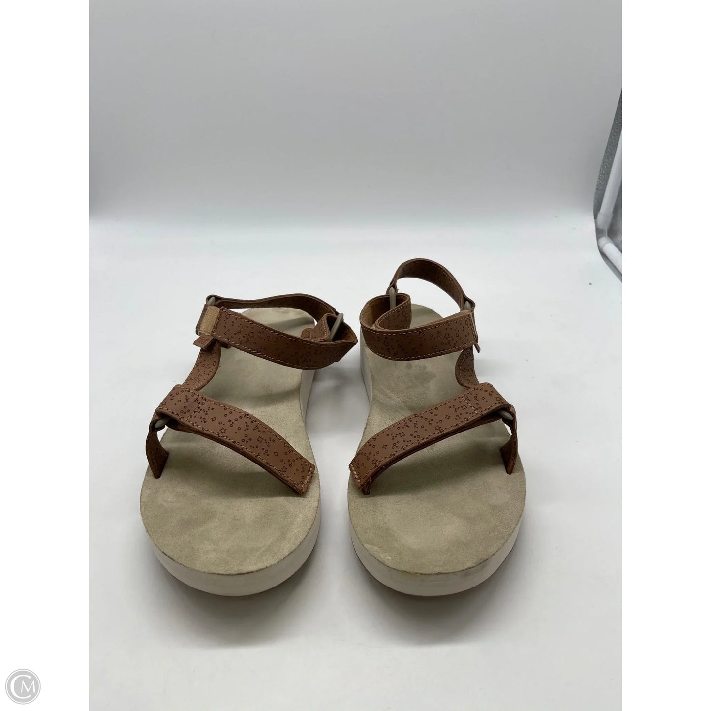 Sandals Flats By Teva In Brown, Size: 8