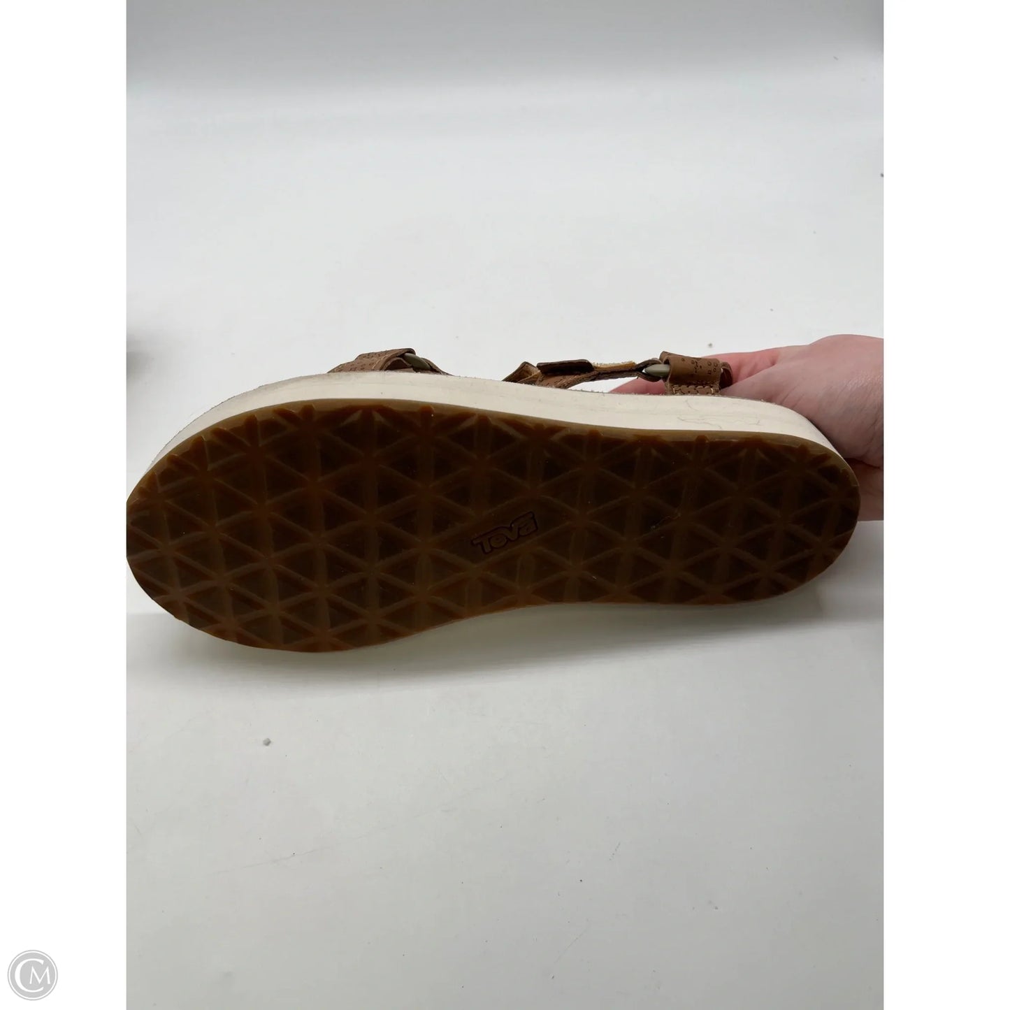 Sandals Flats By Teva In Brown, Size: 8