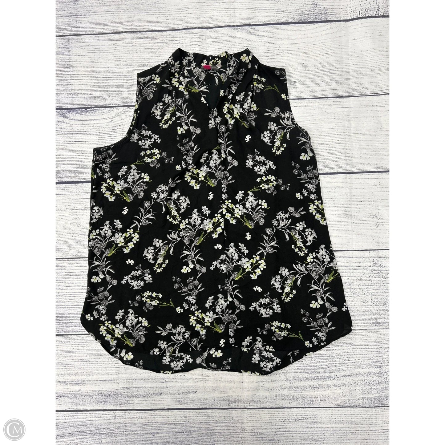 Top Sleeveless By Vince Camuto In Black, Size: 1x