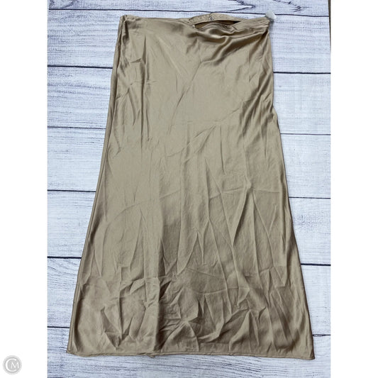 Skirt Maxi By Open Edit In Gold, Size: 1x