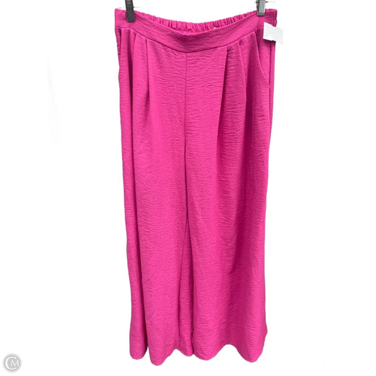 Pants Wide Leg By Francesca's In Pink, Size: M