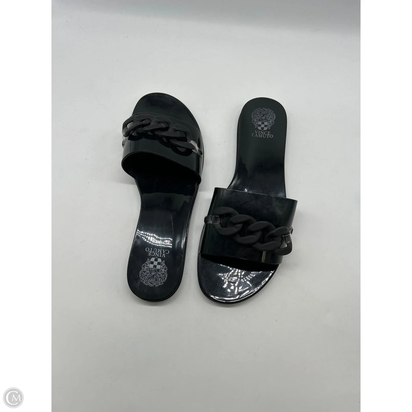 Sandals Flats By Vince Camuto In Black, Size: 11