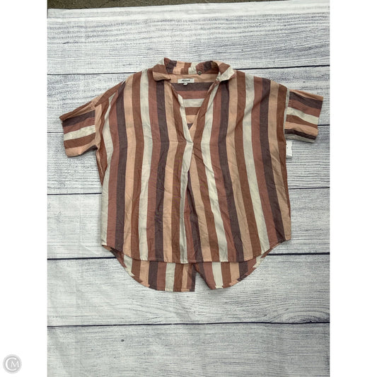 Top Short Sleeve By Madewell In Pink, Size: Xs