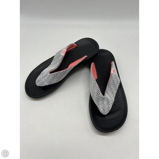 Sandals Flip Flops By Hey Dude In White, Size: 8