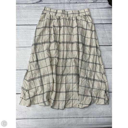 Skirt Maxi By A New Day In Cream, Size: L