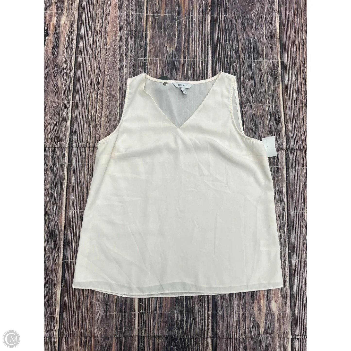 Tank Top By Nine West In White, Size: M