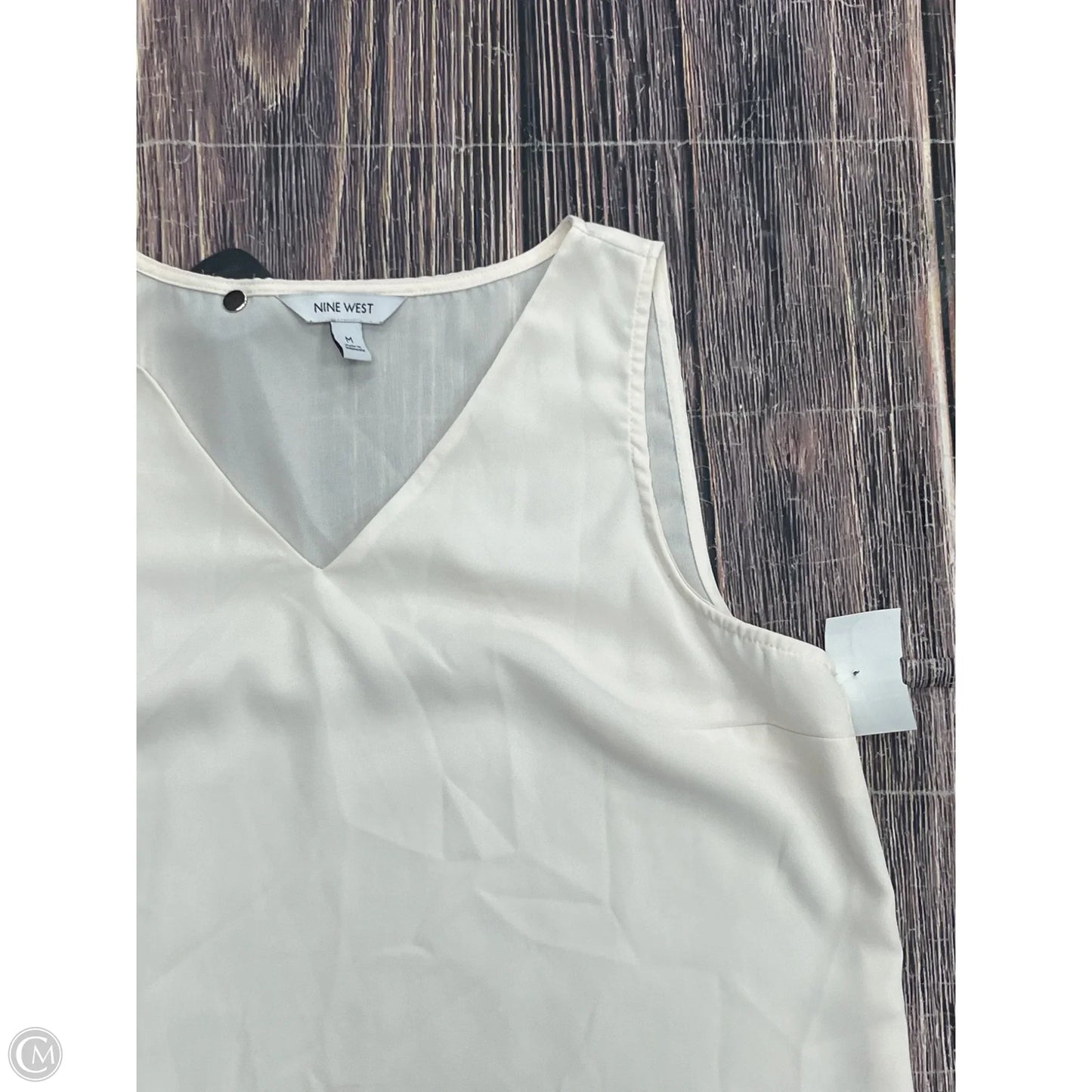 Tank Top By Nine West In White, Size: M