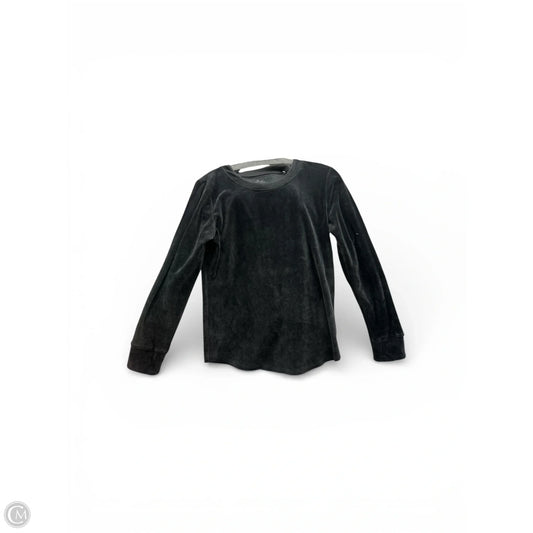 Sweatshirt Crewneck By Cuddl Duds In Black, Size: L