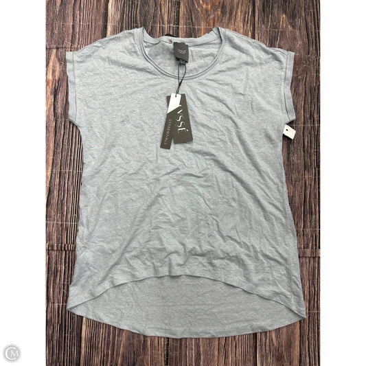 Top Short Sleeve By Lysse In Blue, Size: M