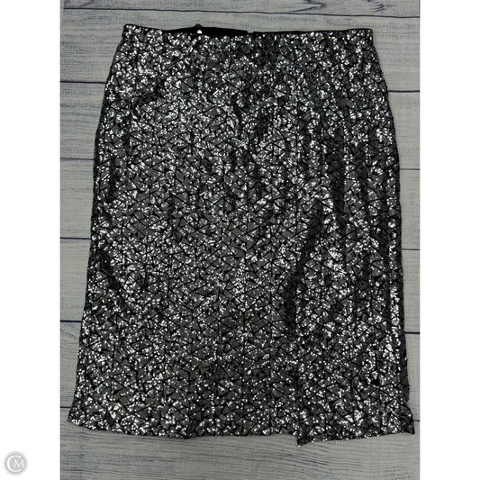 Skirt Maxi By Eloquii In Silver, Size: 28