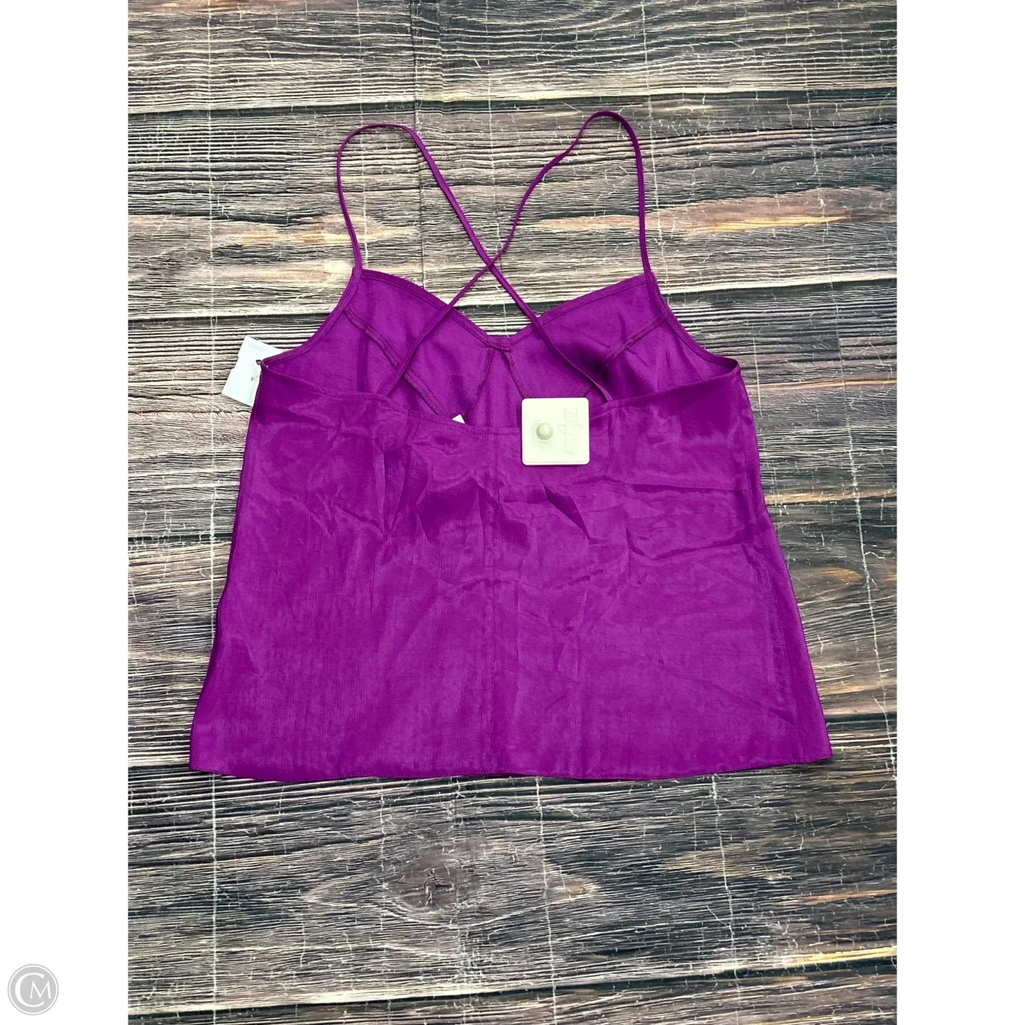 Tank Top By Topshop In Purple, Size: M