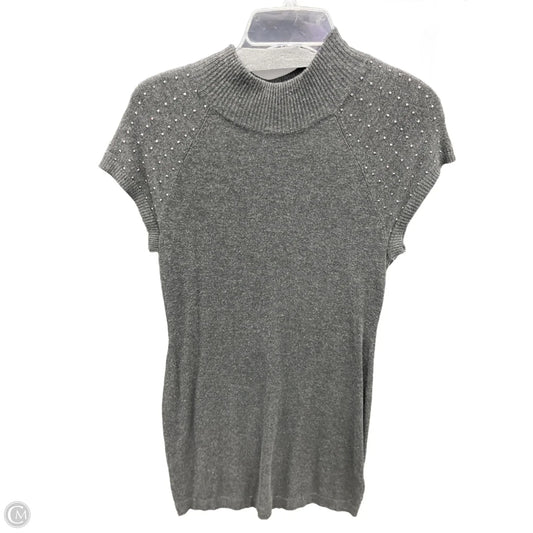 Dress Sweater By Apt 9 In Grey, Size: M