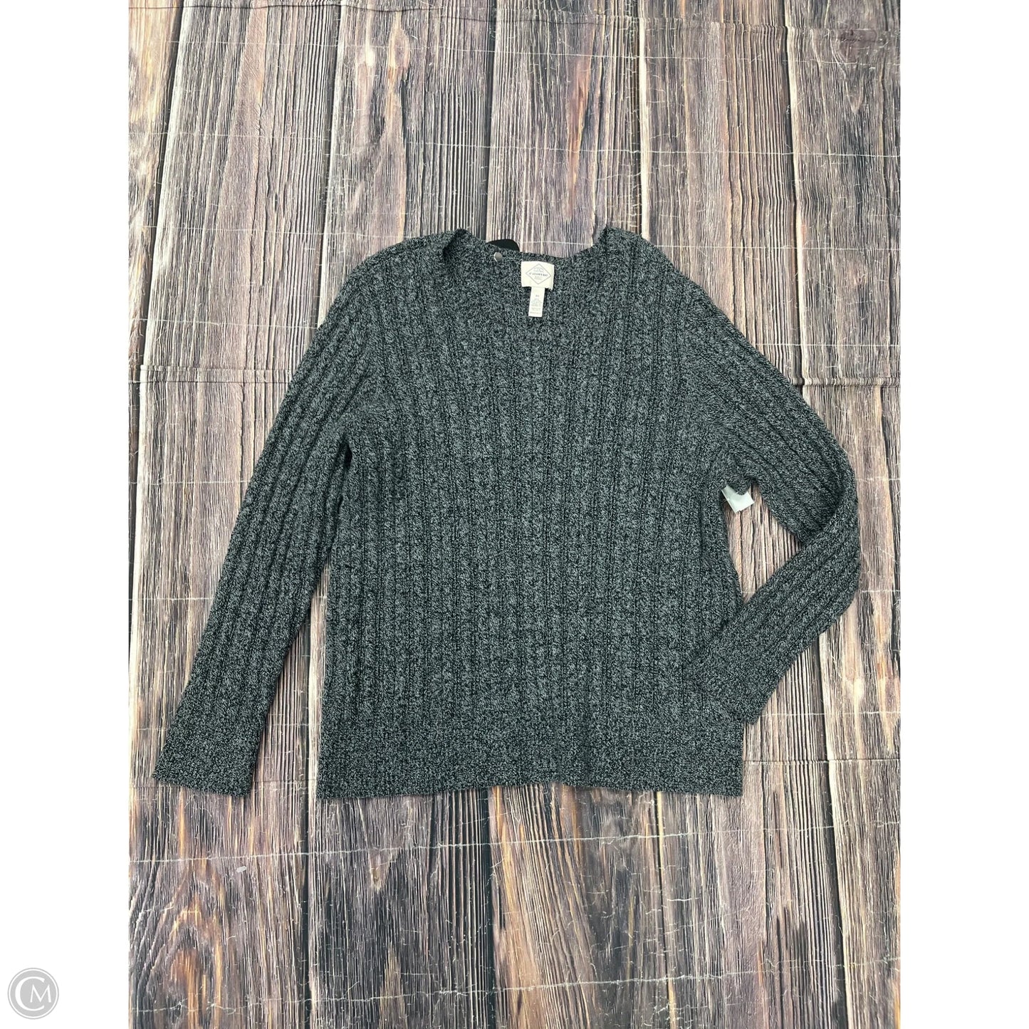 Sweater By St Johns Bay In Grey, Size: 3x