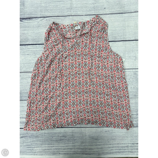 Tank Top By Croft And Barrow In Red, Size: 3x