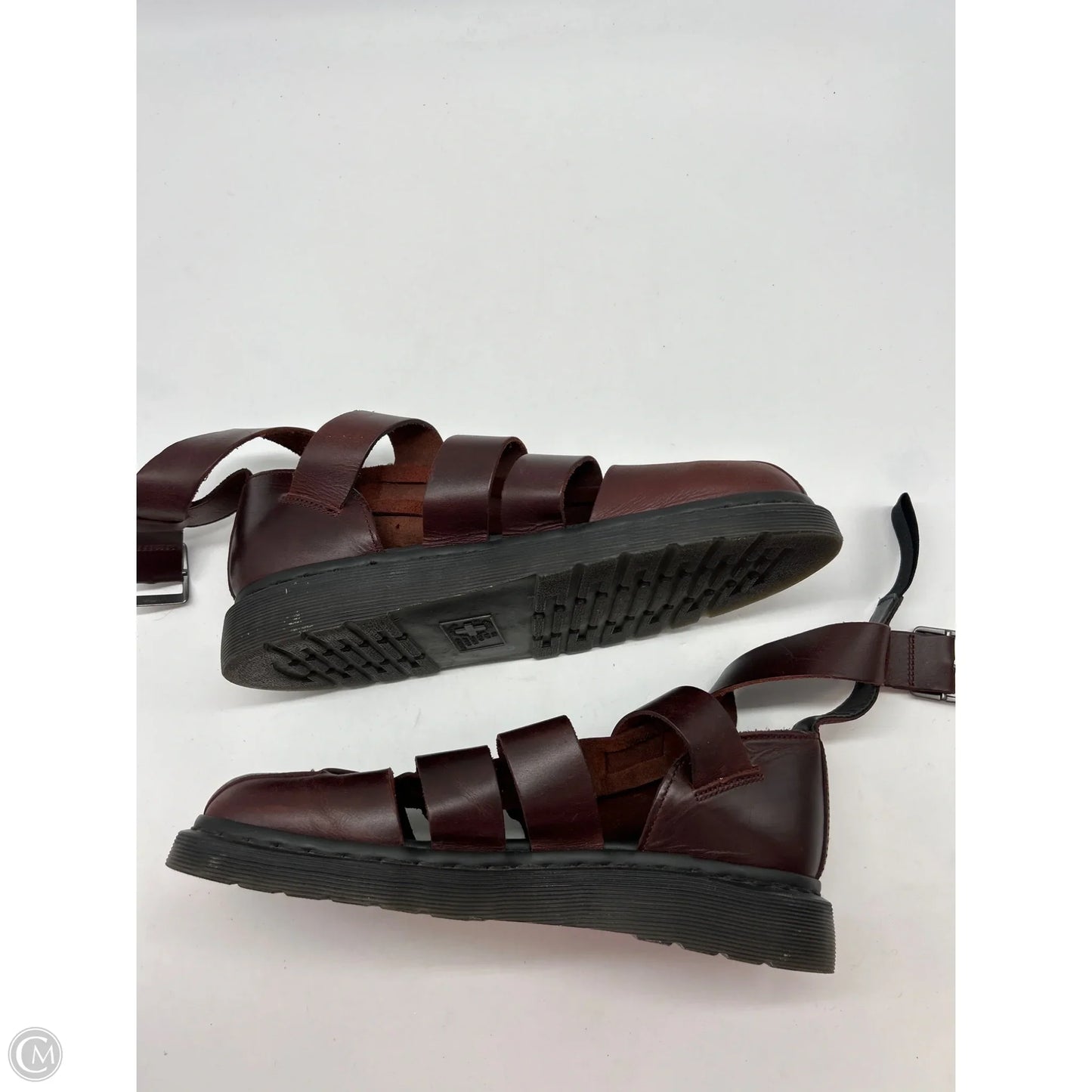 Sandals Flats By Dr Martens In Brown, Size: 9
