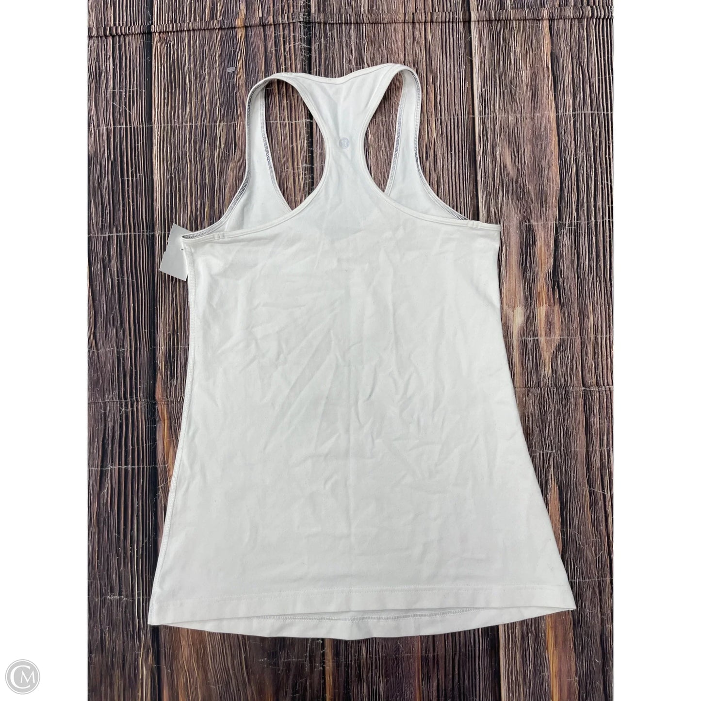 Athletic Tank Top By Lululemon In White, Size: L