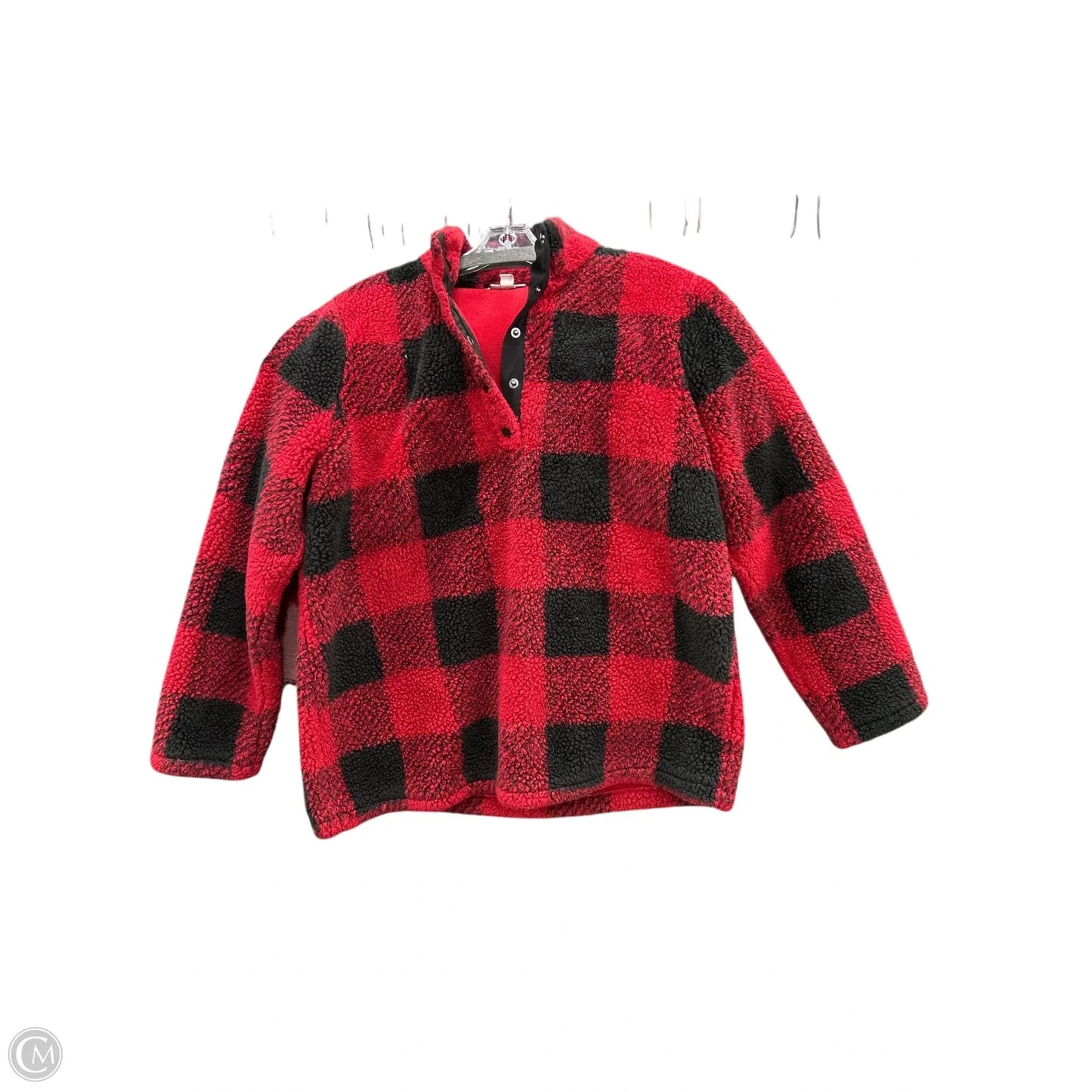 Sweatshirt Collar By J. Jill In Red, Size: M