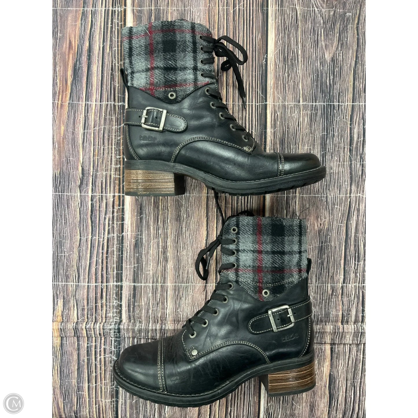 Boots Ankle Heels By Taos In Black, Size: 7.5