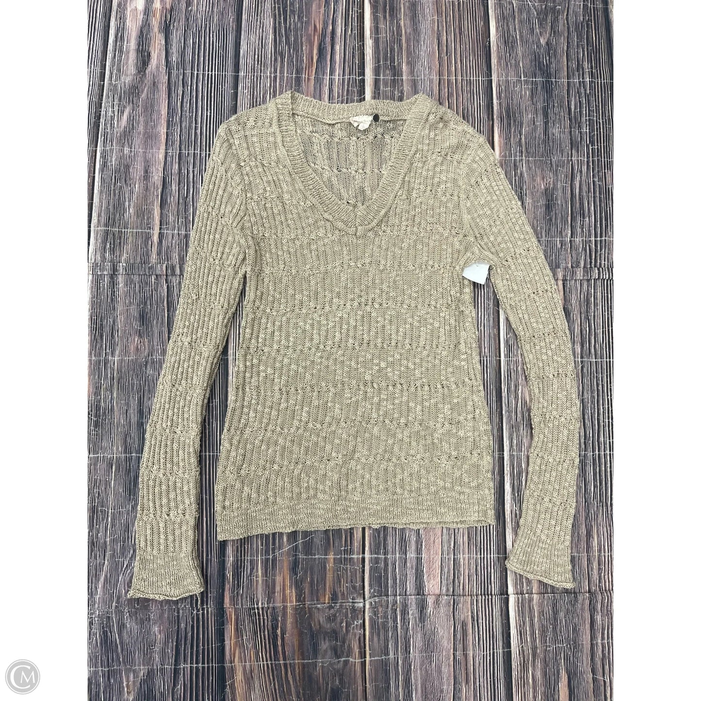Sweater By Hem & Thread In Tan, Size: L