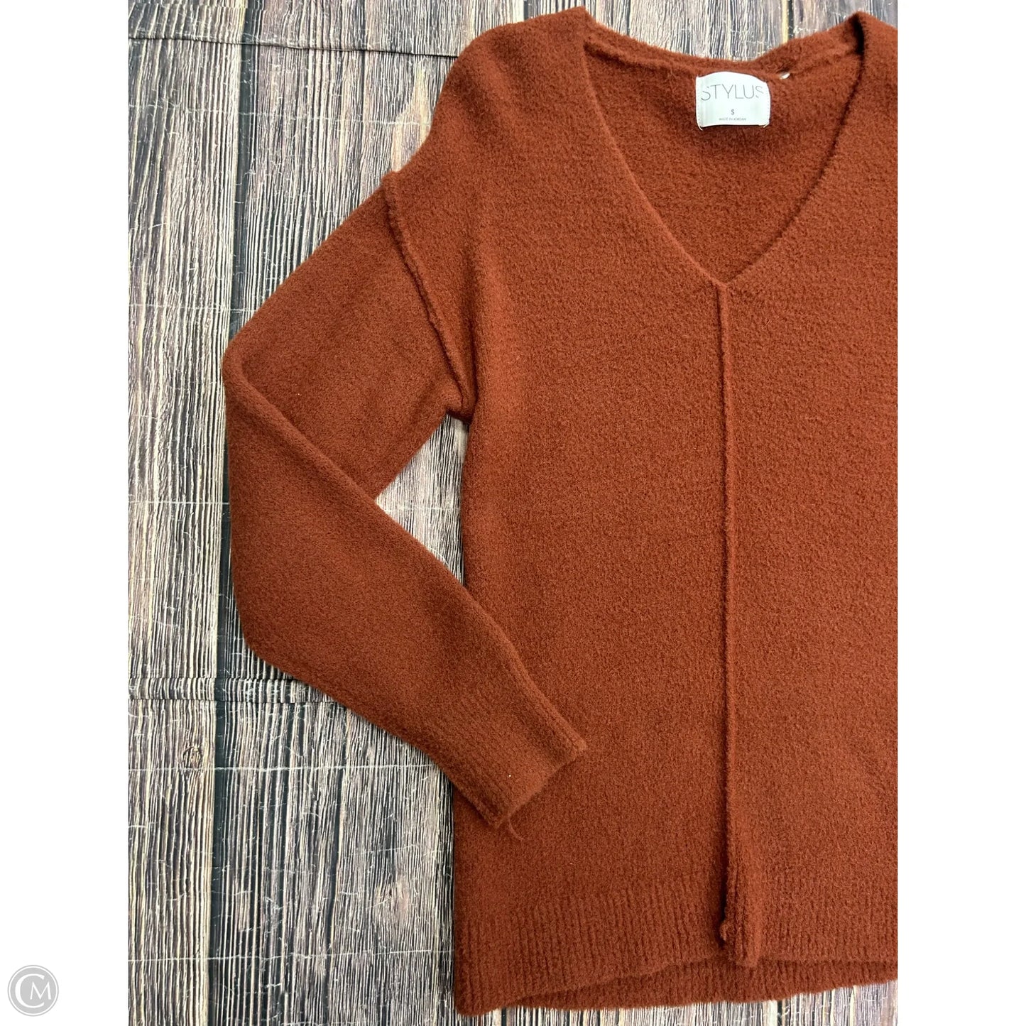 Sweater By Stylus In Brown, Size: S