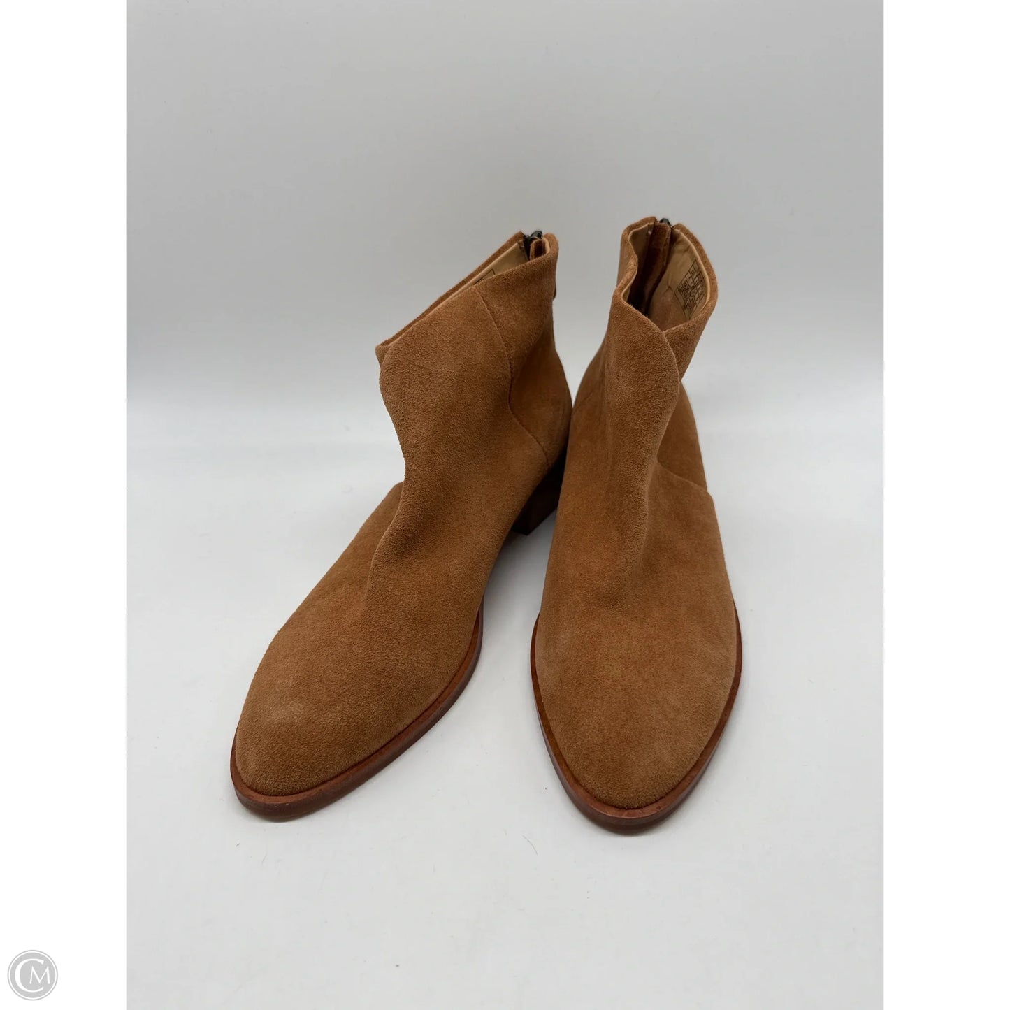 Boots Ankle Heels By Soludos In Brown, Size: 8