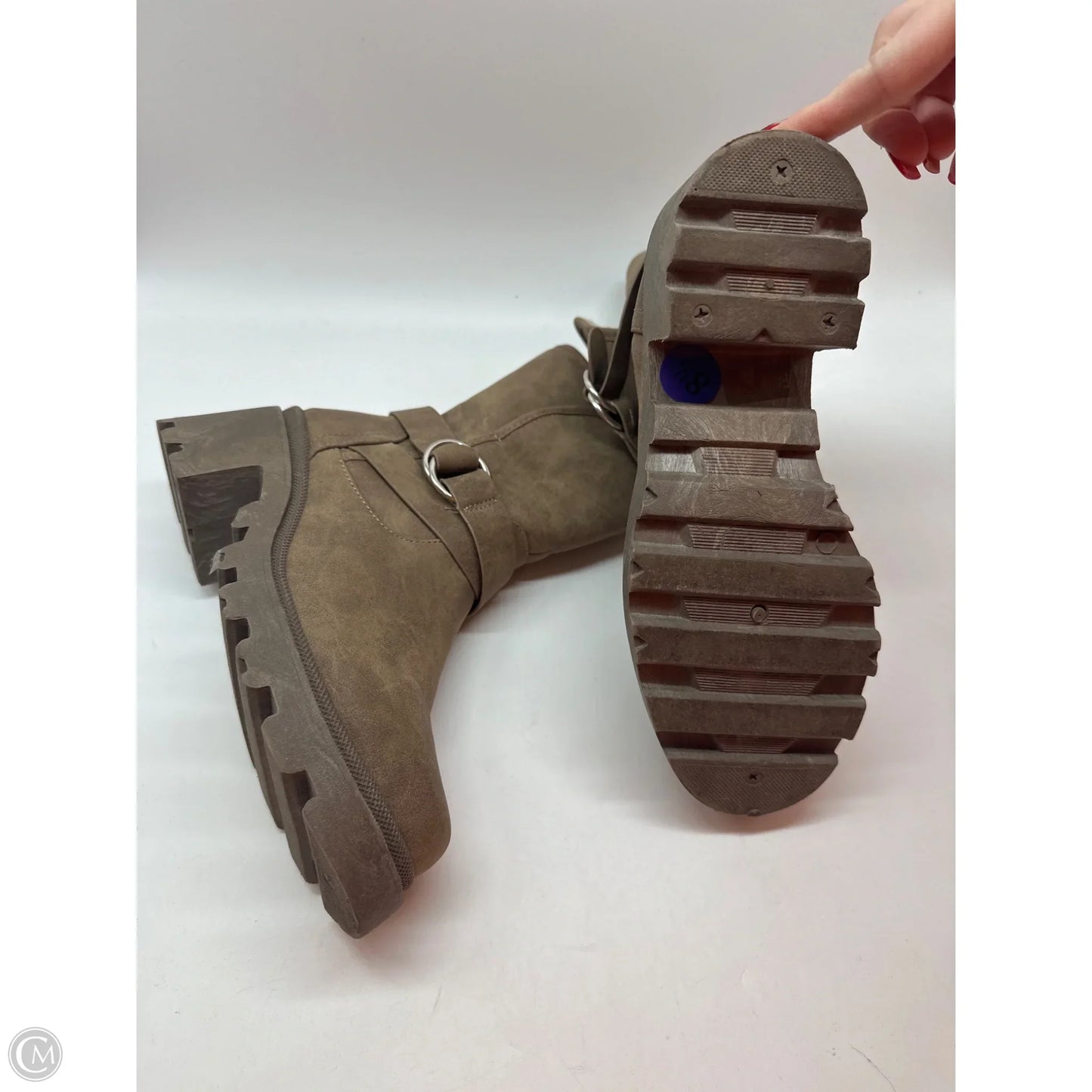 Boots Ankle Heels By Dolce Vita In Tan, Size: 8.5