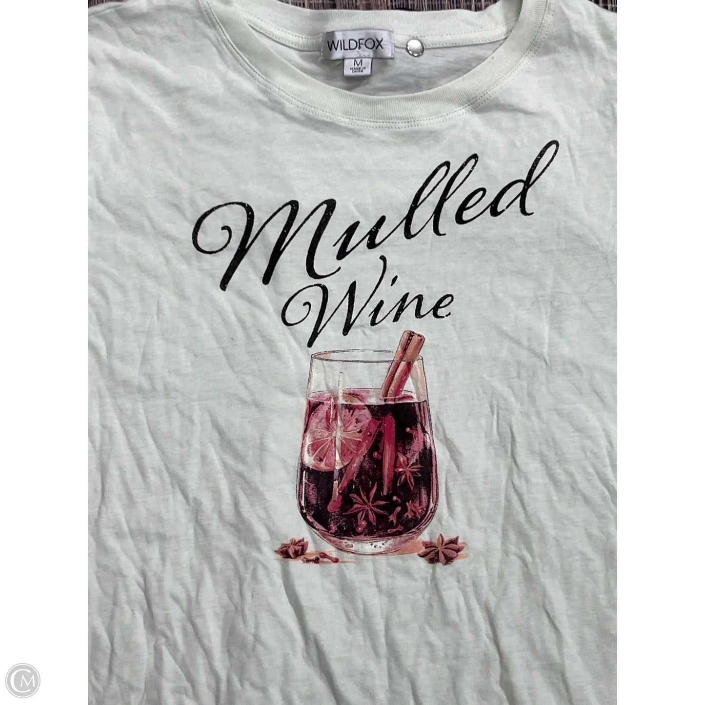 Top Long Sleeve By Wildfox In Green, Size: M