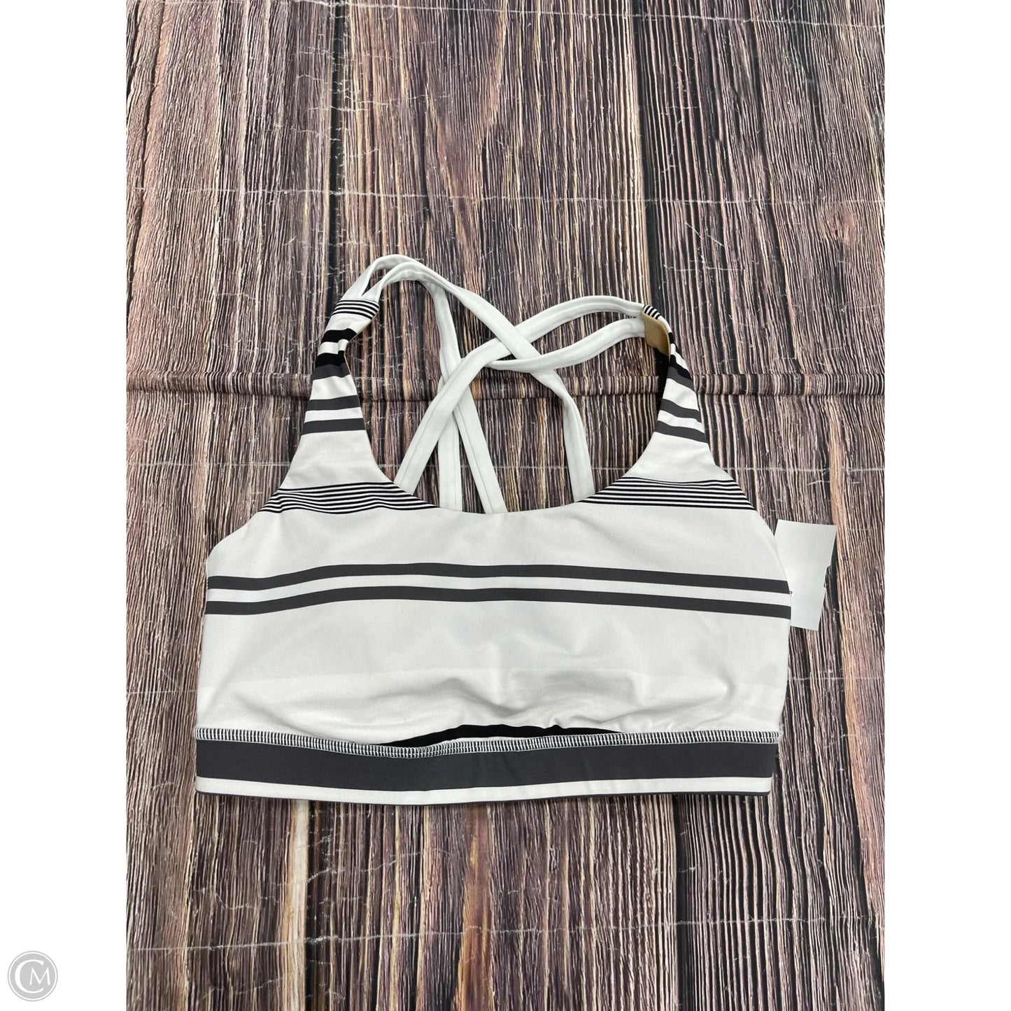 Athletic Bra By Lululemon In White, Size: 6