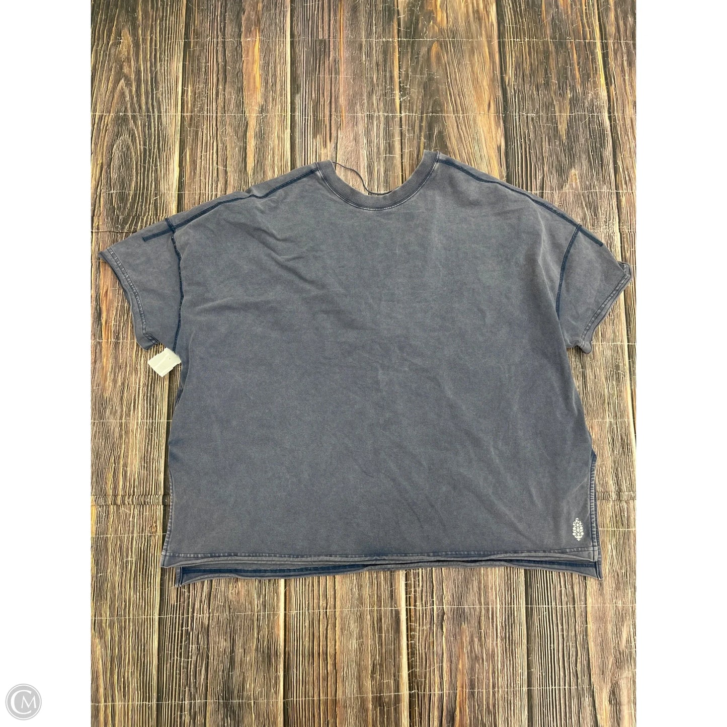 Top Short Sleeve By Free People In Blue, Size: S