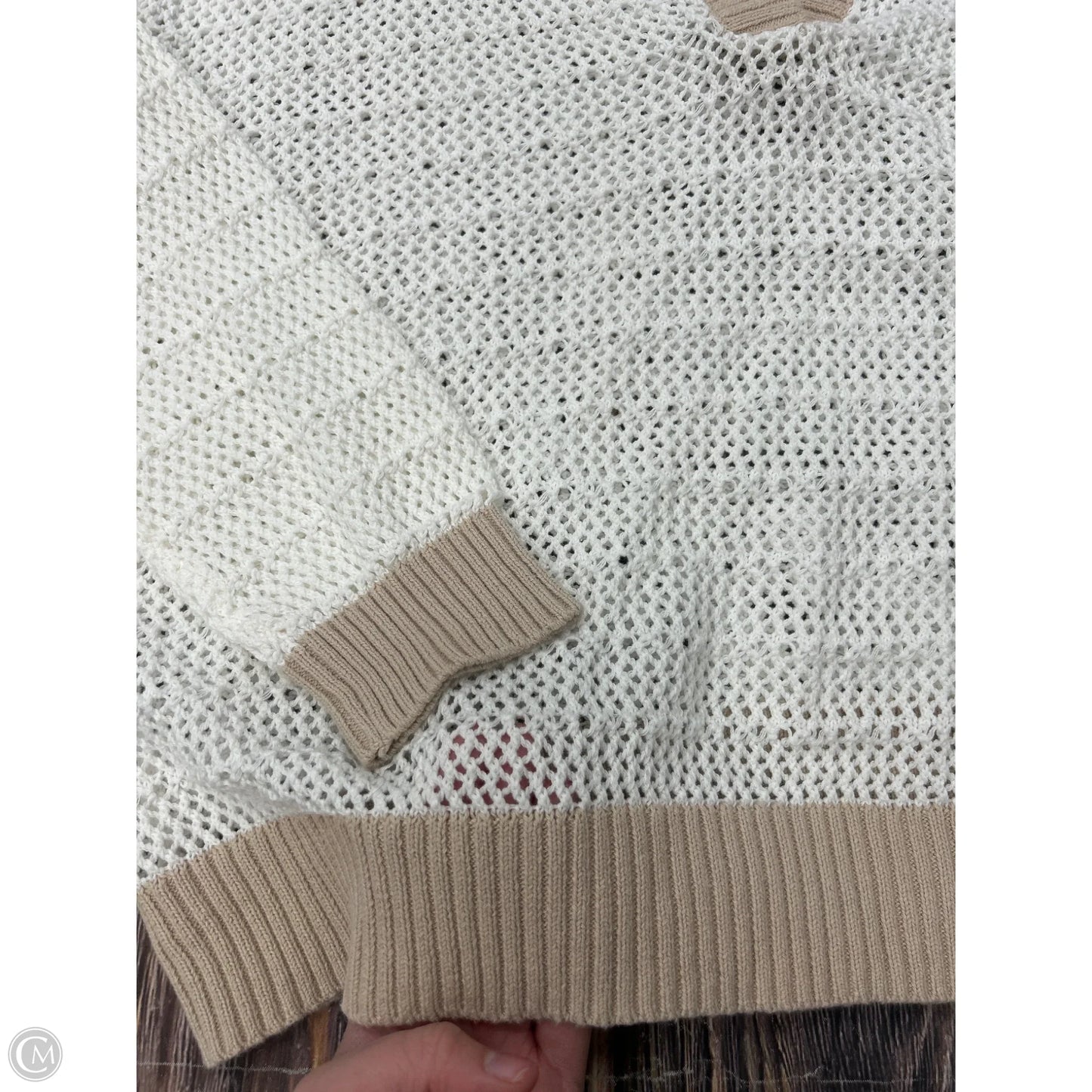 Sweater By Torrid In Cream, Size: 1x
