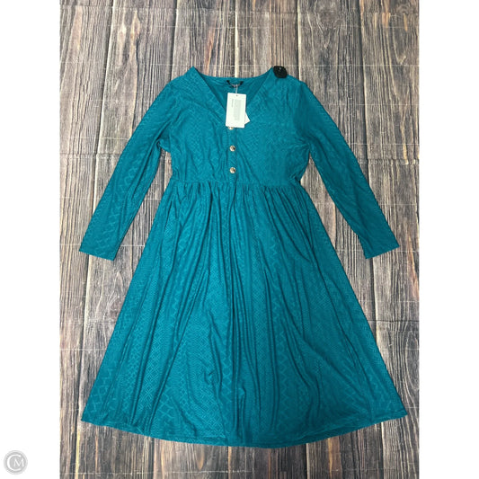 Dress Casual Short By Bloomchic In Teal, Size: M