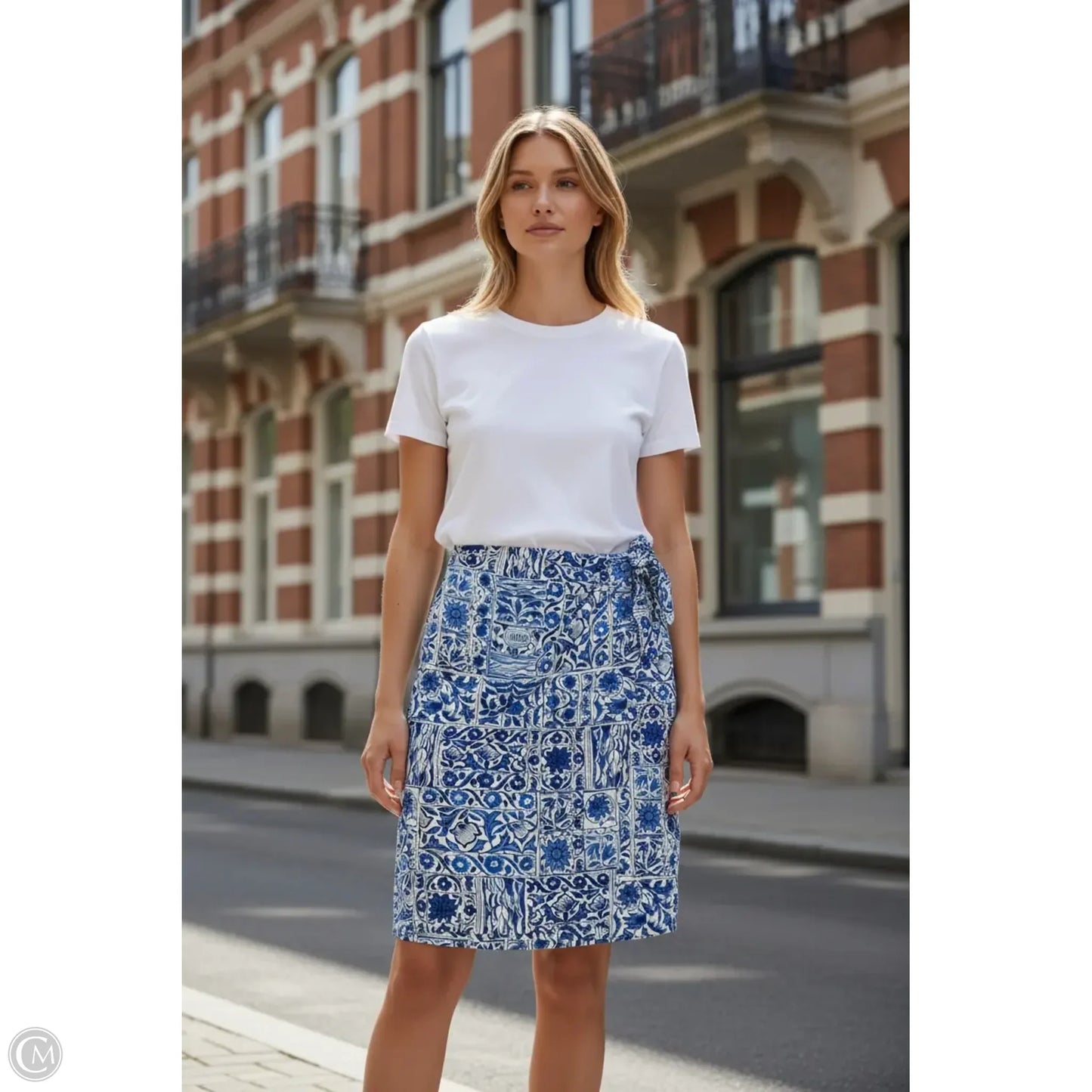 Skirt Midi By Ann Taylor In Blue, Size: 4p