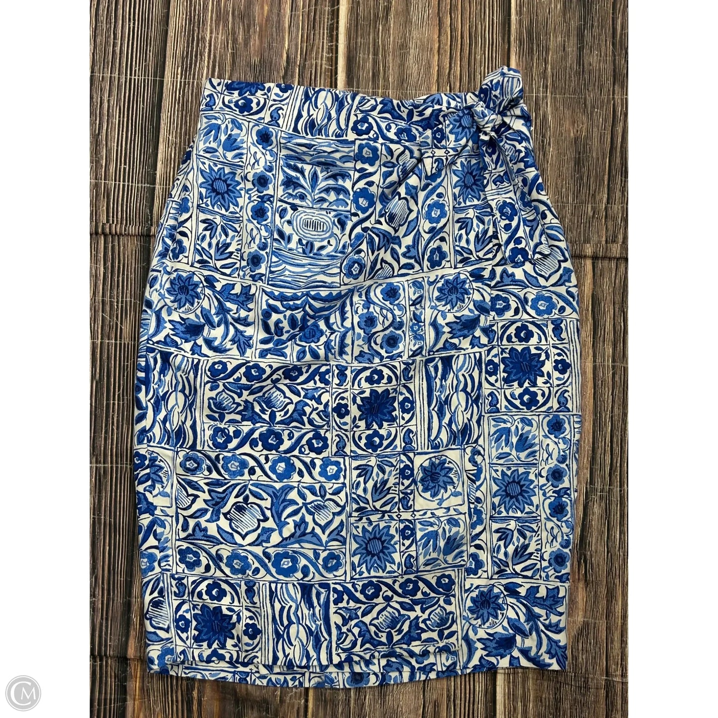 Skirt Midi By Ann Taylor In Blue, Size: 4p