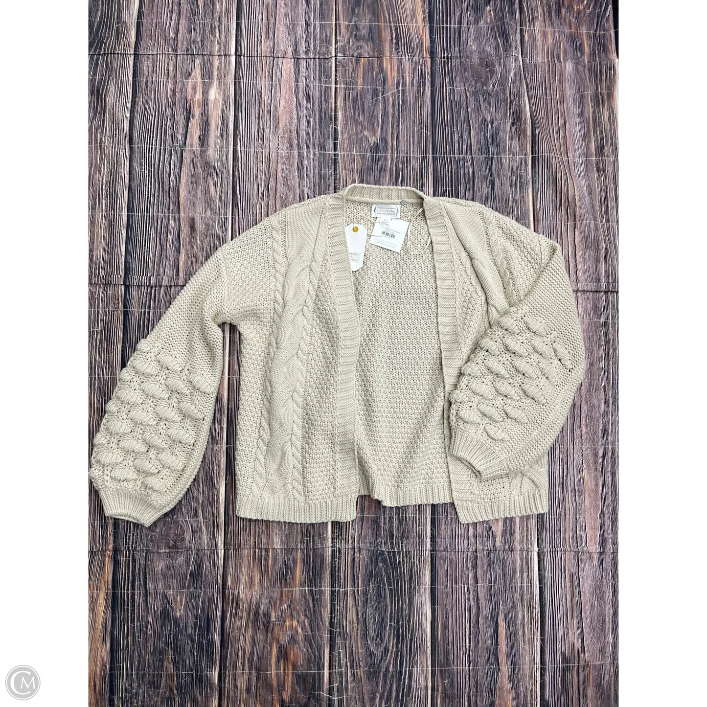 Cardigan By Loveriche In Tan, Size: L