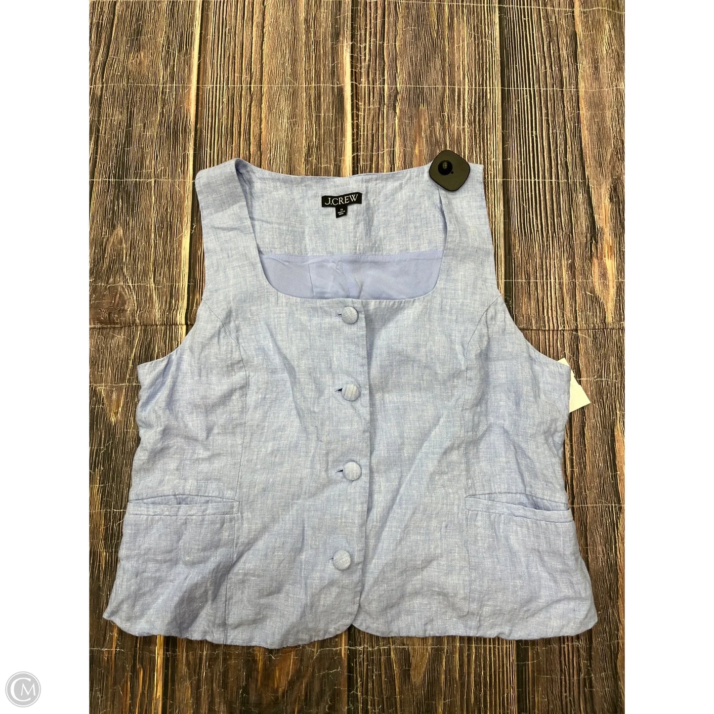Vest Other By J. Crew In Blue, Size: 16