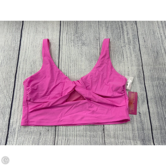 Swimsuit Top By Clothes Mentor In Pink, Size: 1x