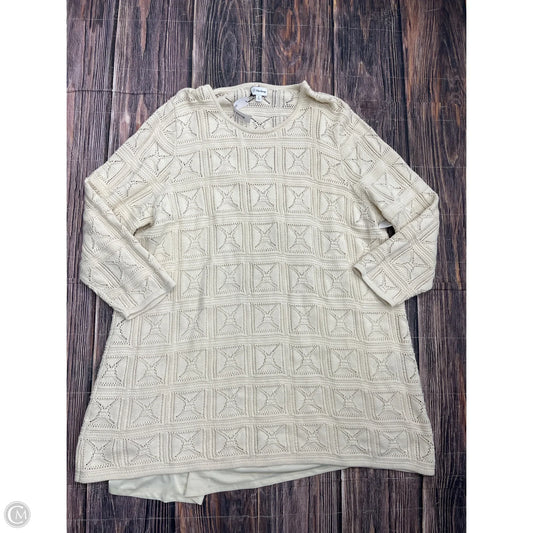 Dress Sweater By The Drop In Cream, Size: 5x