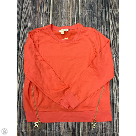 Sweatshirt Crewneck By Michael By Michael Kors In Orange, Size: L