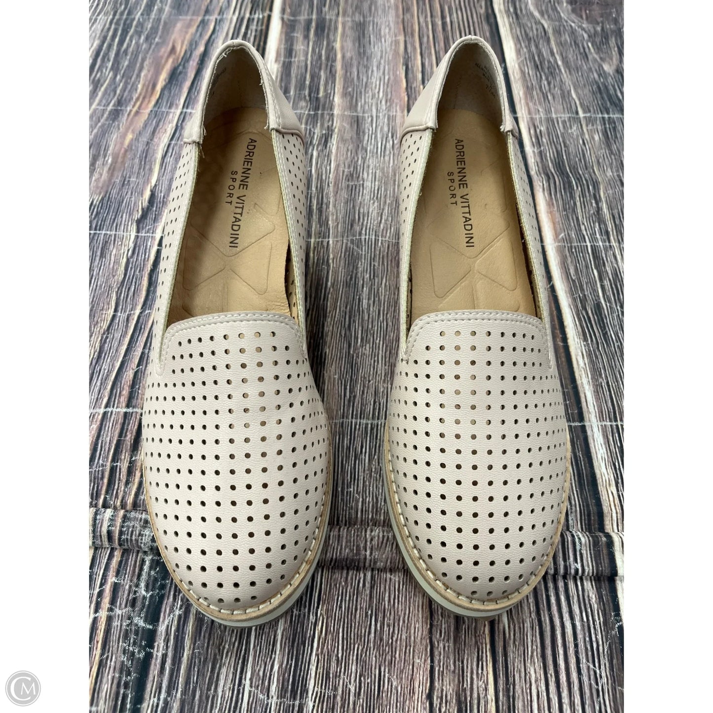 Shoes Heels Wedge By Adrienne Vittadini In Pink, Size: 7.5