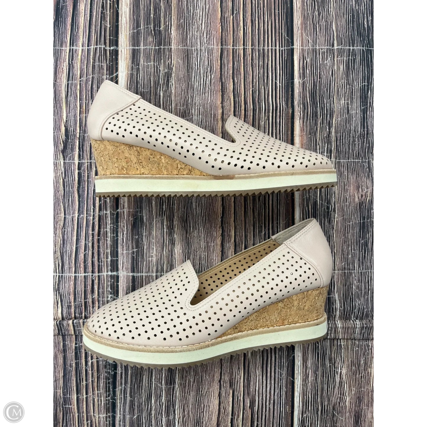 Shoes Heels Wedge By Adrienne Vittadini In Pink, Size: 7.5